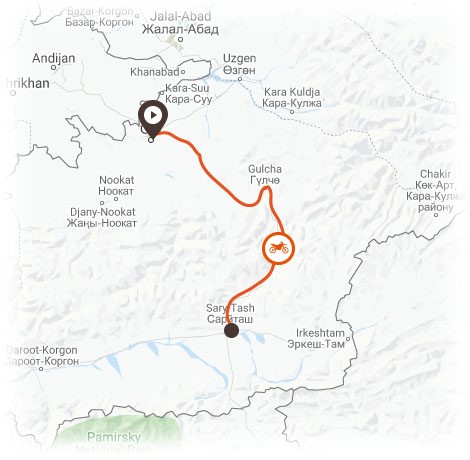 2.Tag  Osh – Sary Tash 186 Km